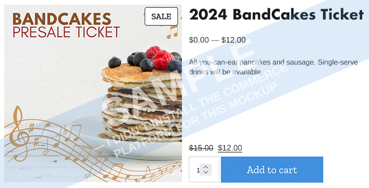 Pink Retro Pastel Illustrated National Pancake Day Banner (lands